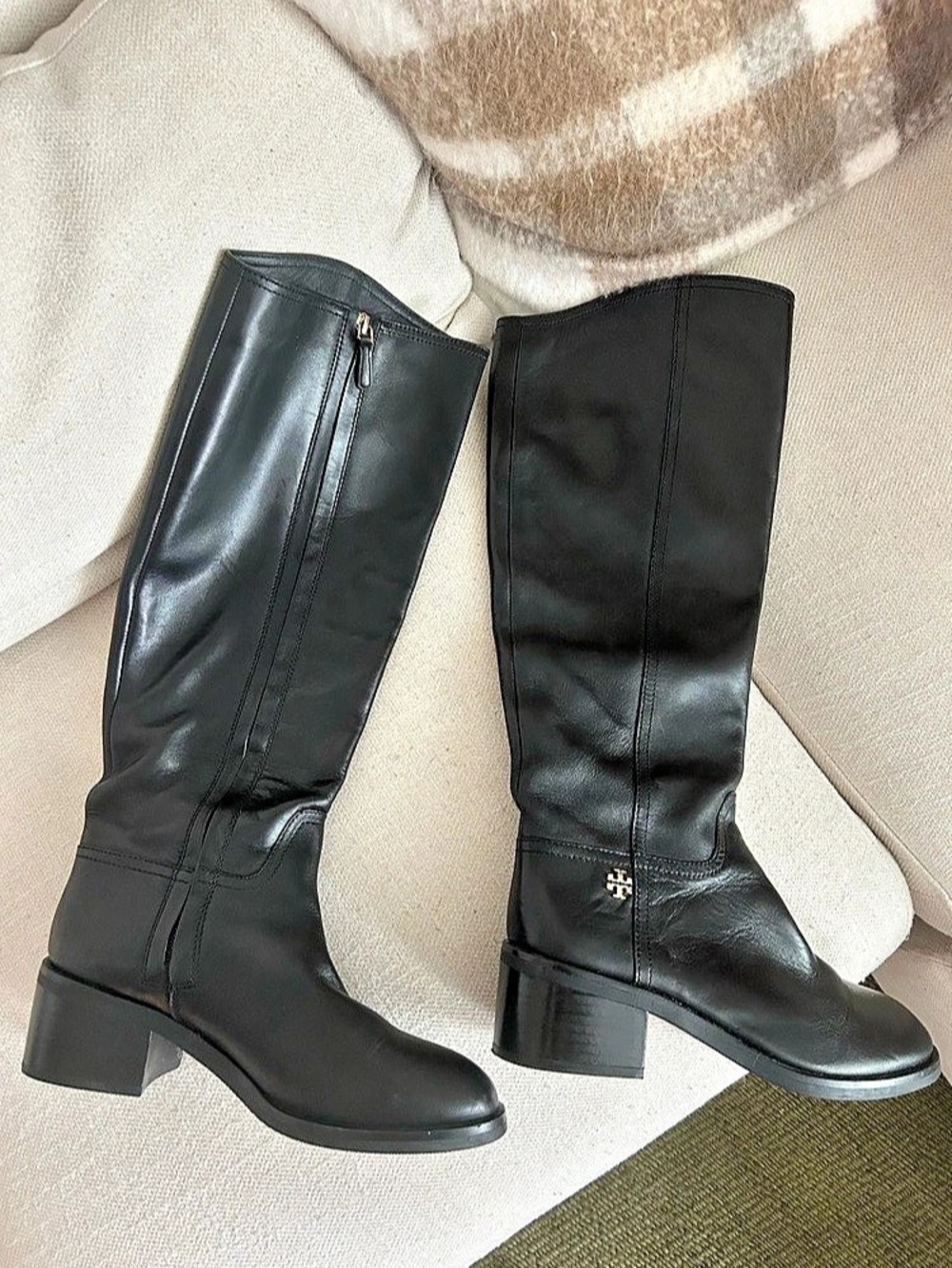 Tory Burch Tall Black Riding Boot